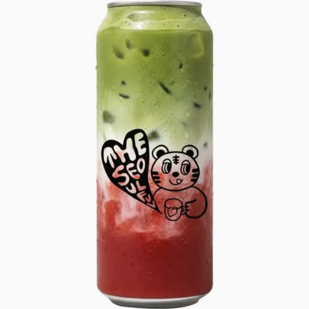 Strawberry Matcha Latte